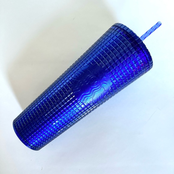 STARBUCKS 24oz TUMBLER LIMITED EDITION BEST MOST FAVORITE ROYAL/COBALT BLUE - Picture 3 of 3